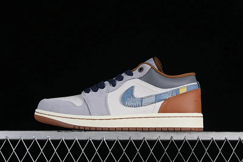 All categories Air Jordan Jordan series basketball shoes Air Jordan 1 Low G version pure original Air Jordan 1 Low AJ1 Joe 1 Valentine's Day limited denim denim low-bang cultural casual sneakers FZ5042-041